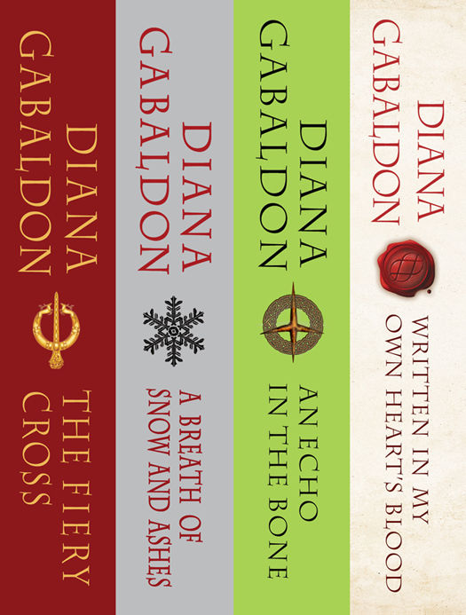 The Outlander Series Bundle: Books 5, 6, 7, and 8: The Fiery Cross, A Breath of Snow and Ashes, An Echo in the Bone, Written in MyOwn Heart's Blood