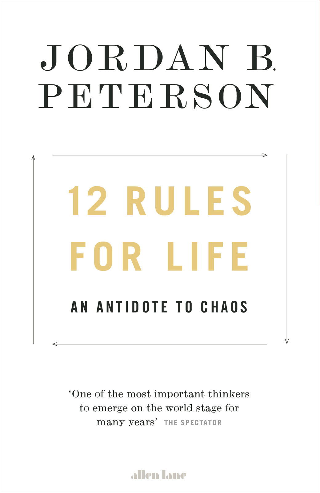 12 Rules for Life: An Antidote to Chaos